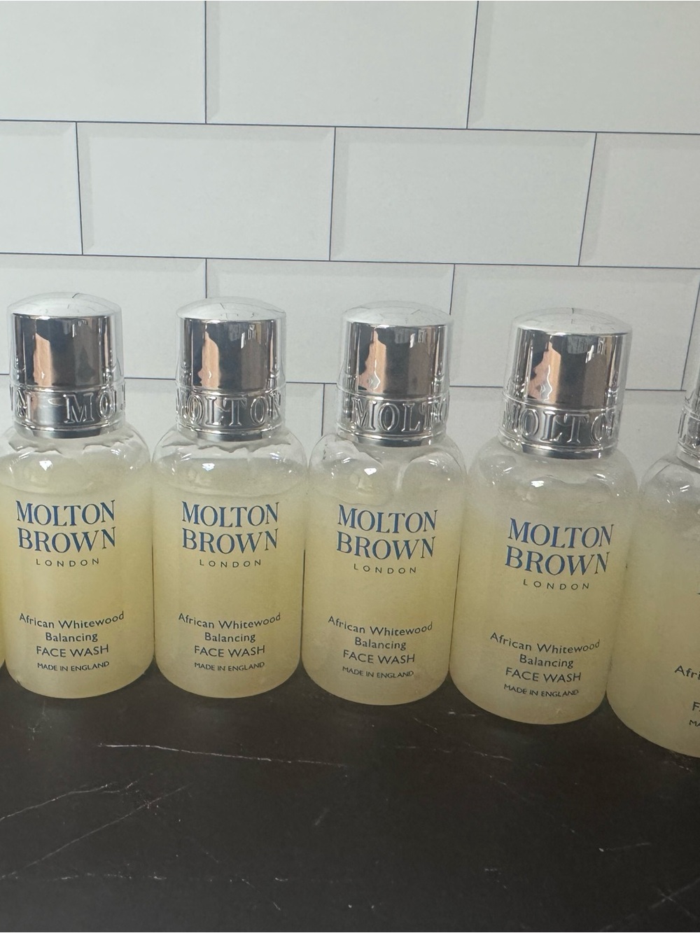 SET OF 6 Molton brown face wash